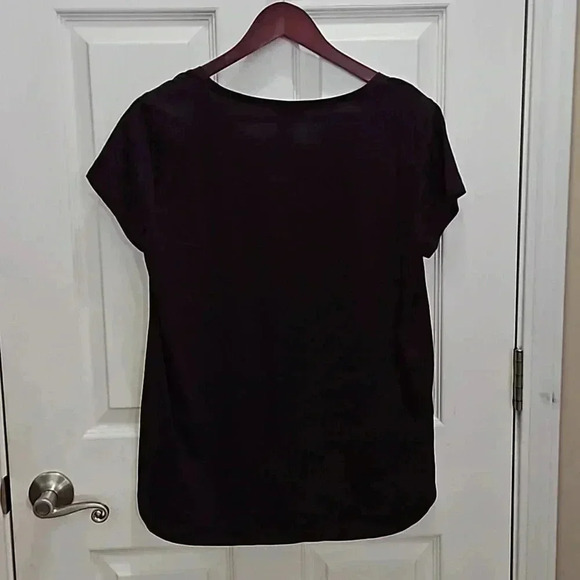 Ann Taylor Wine Romantic Goth Coquette Girl Pearl Embellished Feminine Sz Med - Picture 6 of 8